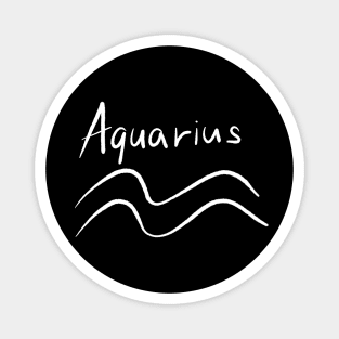 Aquarius sign Magnet